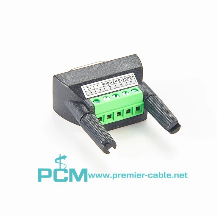 Mini DB9 Adapter for RS485 Ports Serial Ethernet Converter