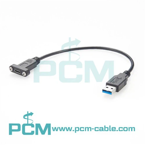 Τοποθέτηση πίνακα USB-C 3.1 σε καλώδιο επέκτασης