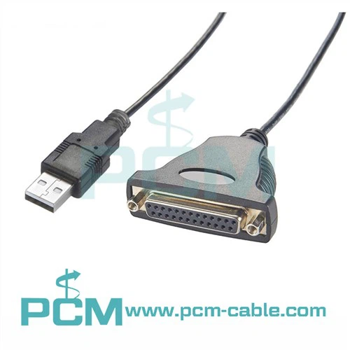 Καλώδιο USB σε τυπικό παράλληλο εκτυπωτή