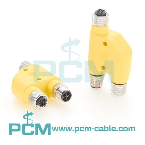 Υποδοχή M12 Splitter H-κωδικός S για τροφοδοτικό