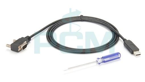 space saving usb to rs232 cable with low profile DB9 connector space saving usb to rs232 cable with low profile DB9 connector