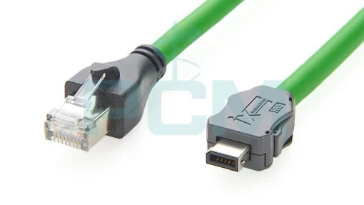 IX B Key To RJ45 Plug IX Industrial Category 6A Serial Cable IX B Key To RJ45 Plug IX Industrial Category 6A Serial Cable