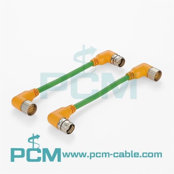 M23 Hi-Flex Cordset 17 Pole Right Angle