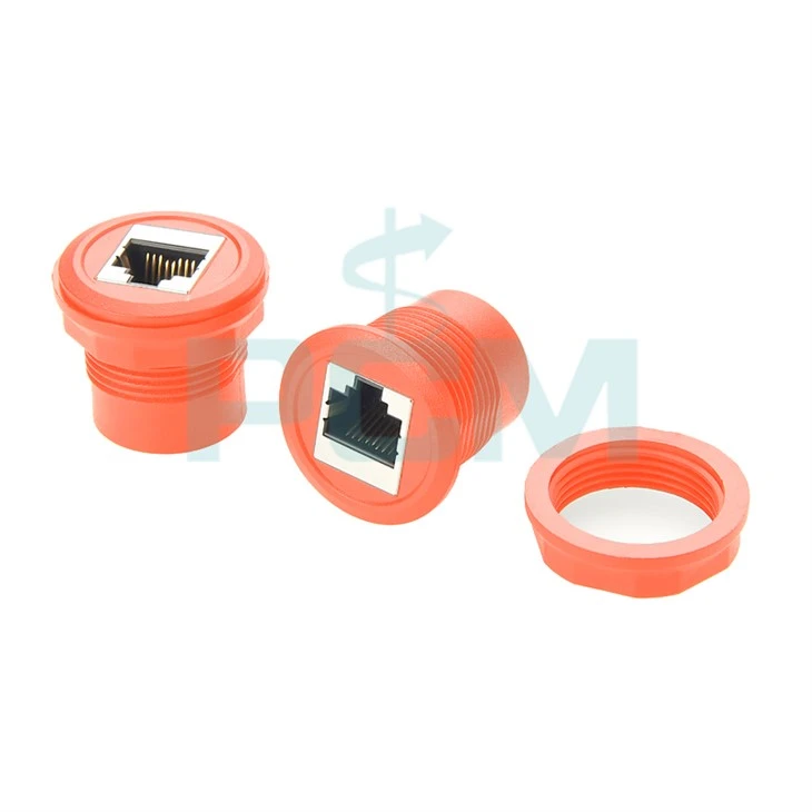CAT6A θωρακισμένο πάνελ βάσης RJ45 Ζεύκτης Θηλυκό σε Θηλυκό