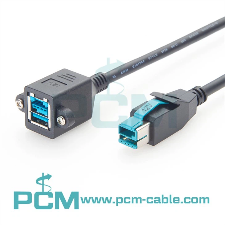 Καλώδιο επέκτασης PoweredUSB 12V για συστήματα POS PoweredUSB HUB