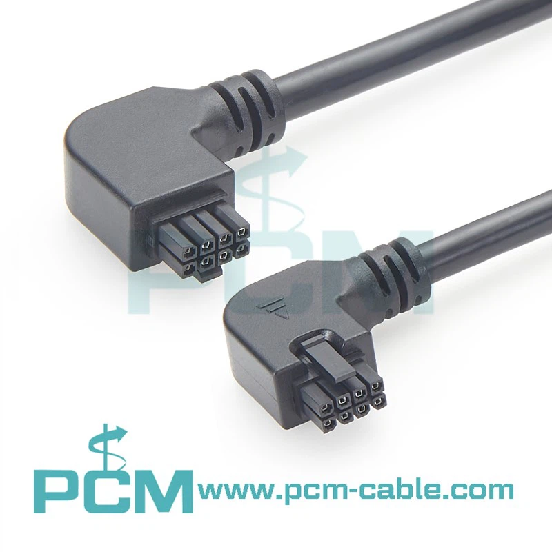 Molex Micro-Fit 8-Pin 90 Right Angle Left Angle Power Signal Cable Harness Molex Micro-Fit 8-Pin 90 Right Angle Left Angle Power Signal Cable Harness