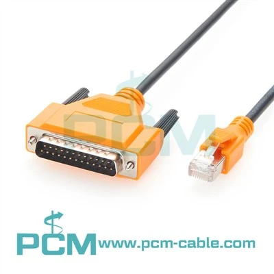 Καλώδιο κονσόλας μόντεμ DB25 σε RJ45 72-3663-01 CAB-AUX-RJ45