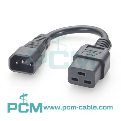 IEC-60320 C14 To C19 Καλώδιο τροφοδοσίας