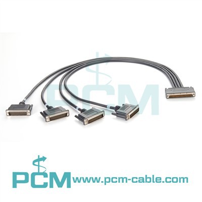 Καλώδιο LFH200 για PXI SCXI Διακόπτης LFH 200 Αρσενικό σε Δοκιμαστική διάταξη αρσενικού DB50