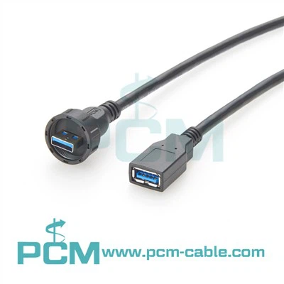 Αδιάβροχο USB Τύπος αρσενικού καλωδίου